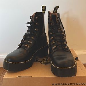 Dr. Martens Leona platform boots - gently worn